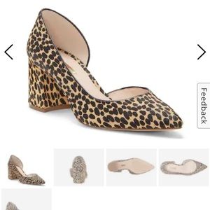 Cheetah leopard heels 7.5 new